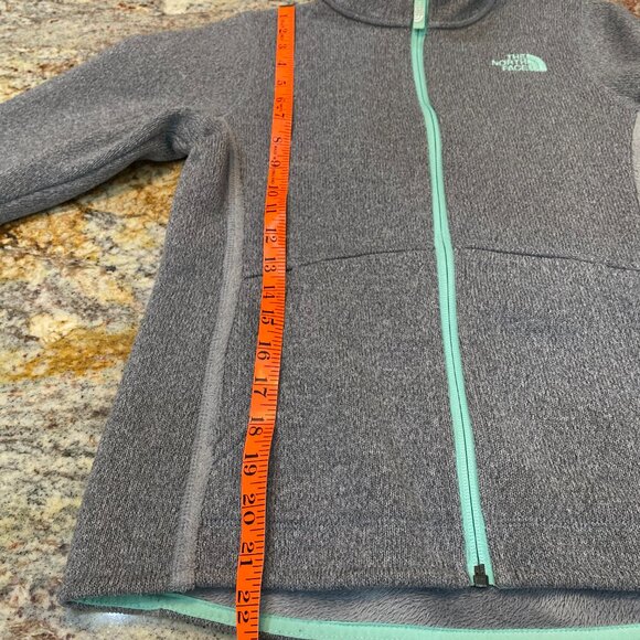 The North Face Banderitas Full Zip Grey Jacket - EUC - Girl's Medium (10/12) - Picture 5 of 6